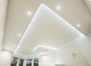 Парящая подсветка потолка