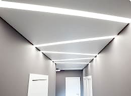 Подсветка атяжного потолока