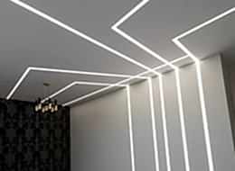 Подсветка атяжного потолока