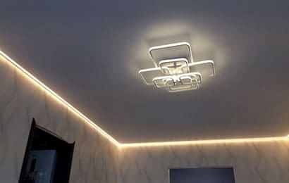 фото натяжного потолка