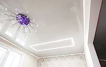 фото натяжного потолка