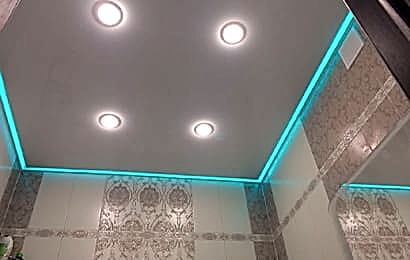 фото натяжного потолка