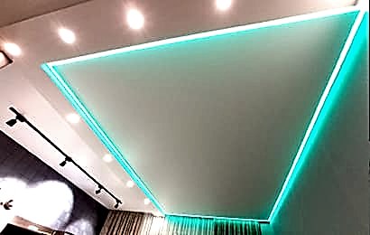 фото натяжного потолка