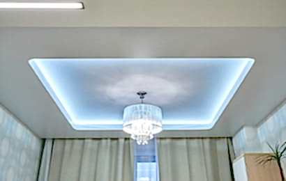 фото натяжного потолка