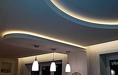 фото натяжного потолка